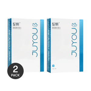 JUYOU绽妍 皮肤修护敷料 白绽妍 医用级复配透明质酸钠面膜 痤疮皮炎湿疹光电医美修复 10片 械字号 敏感肌专用【超值装】