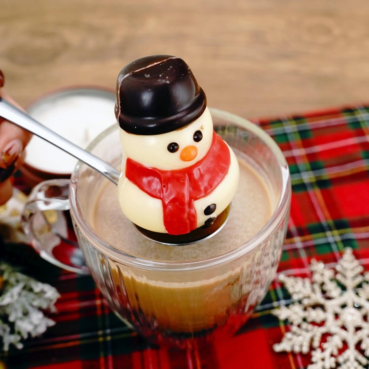 No Brand Snowman Cocoa Bomb Drink+Penguin Cocoa Bomb Drink with