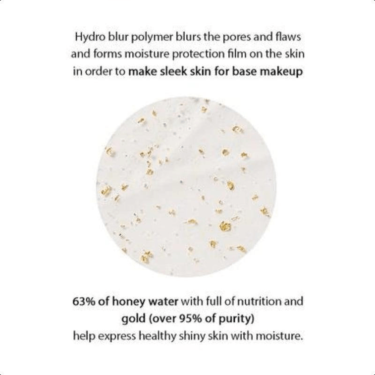 【韩国直邮】 韩国 MISSHA 谜尚 尚金钻蜜光妆前凝露补水保湿提亮妆前乳30ml 4