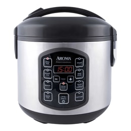 【最安値保証】8合炊き デジタル表示炊飯器 スロークッカー兼フードスチーマー ARC-954SBD 2.5QT