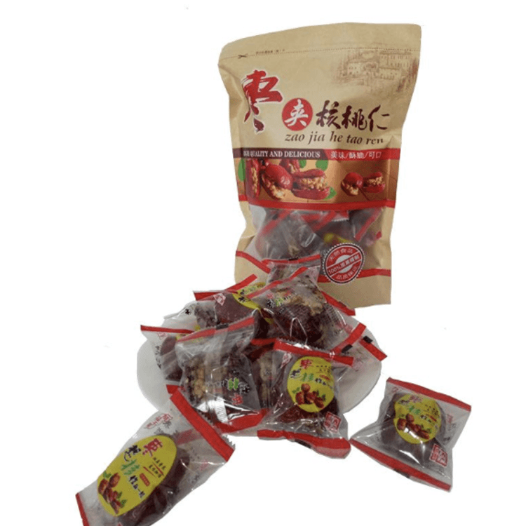 ZAO JIA HE TAO REN (RED DATES WITH WALNUT) 500g - Yami.com