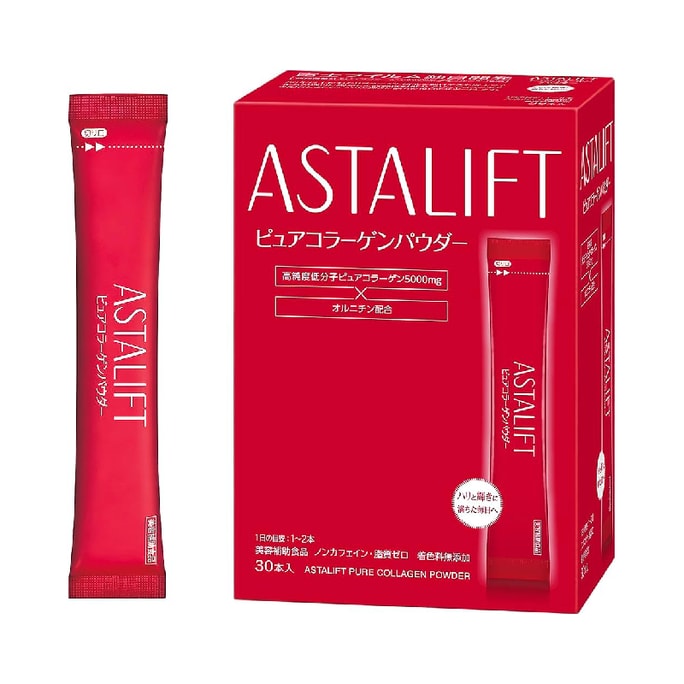【Direct From Japan】 ASTALIFT Pure Collagen Powder 5.5gx30pcs