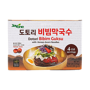 【夏日必備冷拌麵】韓國JAYONE 橡子拌麵 韓式酸甜辣醬味 297g*4包 1.18kg 【Q彈爽滑】【低卡輕食]