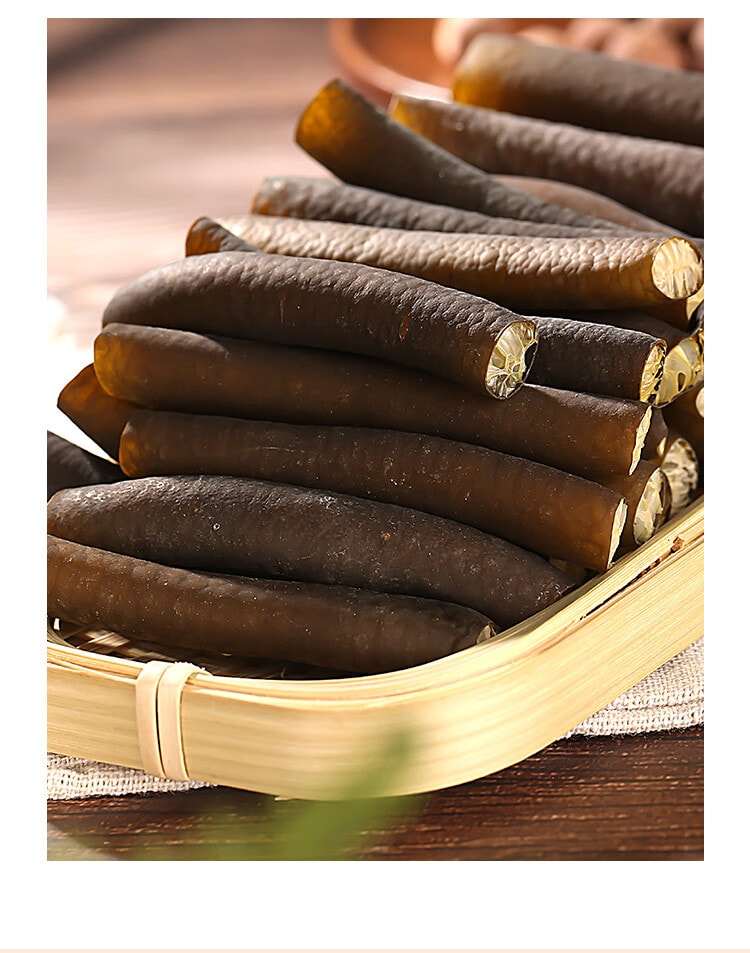 【中国直邮】 鲜窝窝 海笋干货 海茸 海松茸海草冰笋海龙筋海菜 海藻笋凉拌菜食材108g