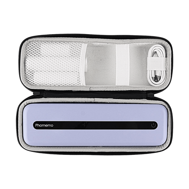 PHOMEMO M832 Portable Inkless Thermal Printer Purple Letter Size 8.5x11 with Carrying Case 7