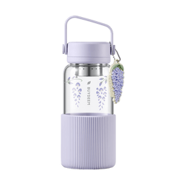 BUYDEEM北鼎 泡茶随手杯子 泡茶随手杯 便携茶水分离 630ml 紫藤花 CD1009 