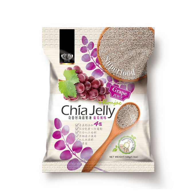 chia konjac grape jelly 144g