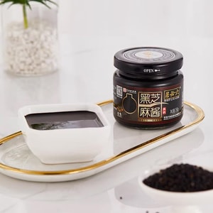 六必居 黑芝麻酱 150g 【可抹面包冲饮烘焙用】【制作黑芝麻拿铁】