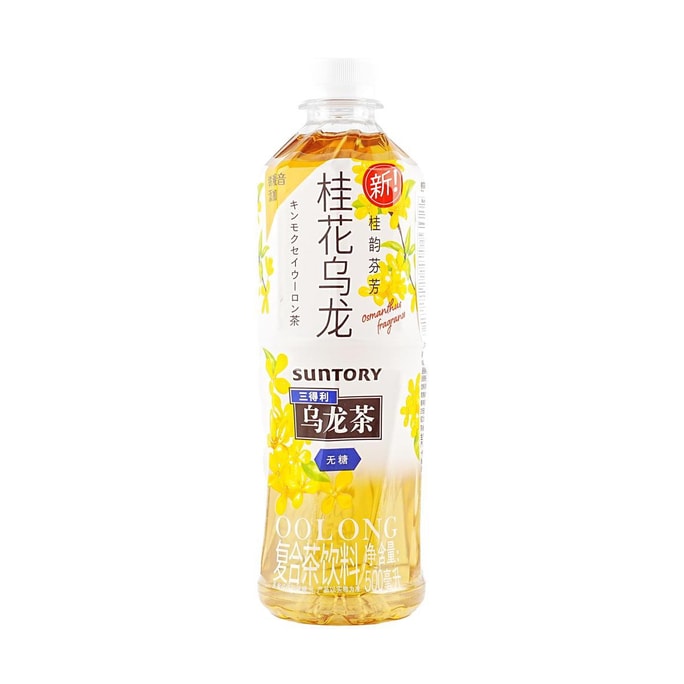 大陆版SUNRORY三得利 桂花乌龙茶 无糖 500ml【铁观音添加】