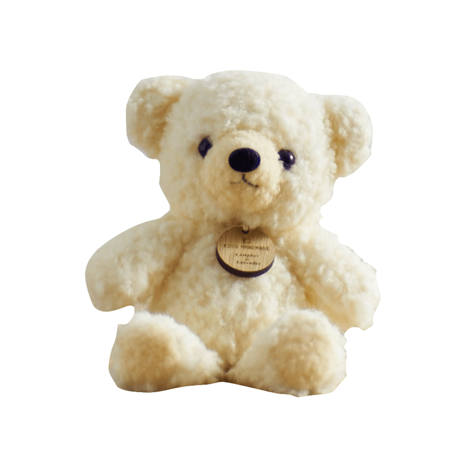 MOTTAINAI KUSU HANDMADE Aromatherapy Doll Bear White
