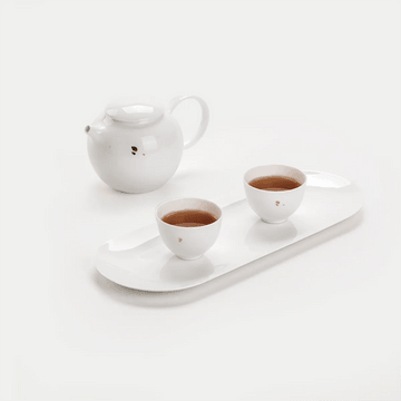 蓝印东方 初韵-点金礼品装 景德镇茶具泡茶壶套装 壶*1+杯*2+托盘*1+手提袋