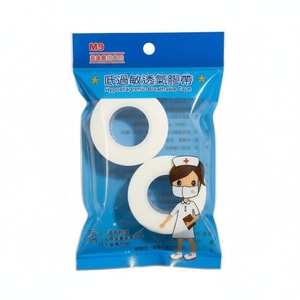 【台灣直郵】 貿暐 M9透氣膠帶 白色 2.5cm 2入(PX-71136)