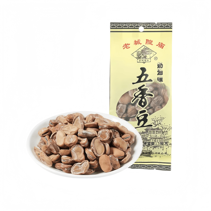 Shanghai Specialty Five-Spice Soybean Snack, Cream Flavor, Old Shanghai Specialty Broad Bean Snack 180g*1 Bag