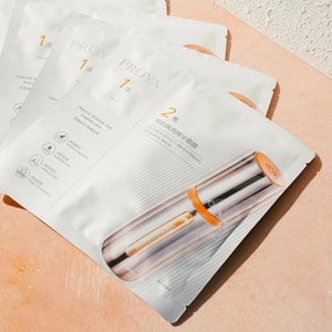 Double Effect Brightening Mask, 5 Sheets