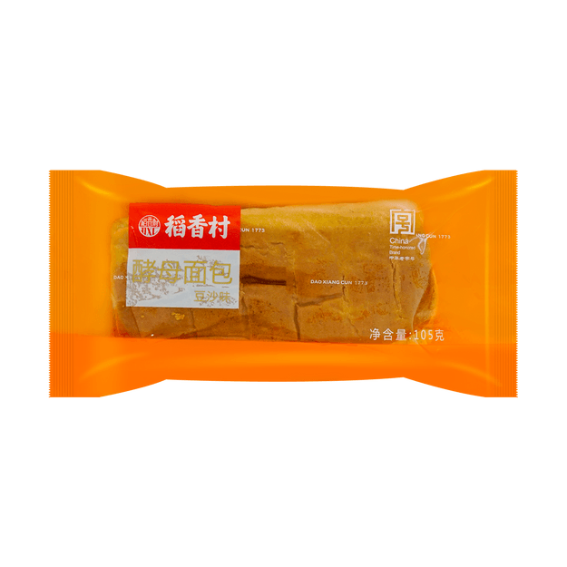 商品详情 - 稻香村 酵母面包 豆沙味 105g - image  0