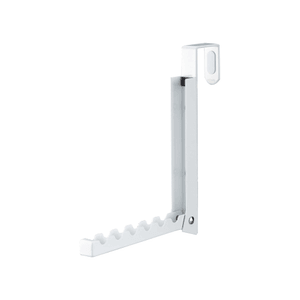 山崎実業 ドアフック (日本製) スチール製 1フック / ホワイト 1個