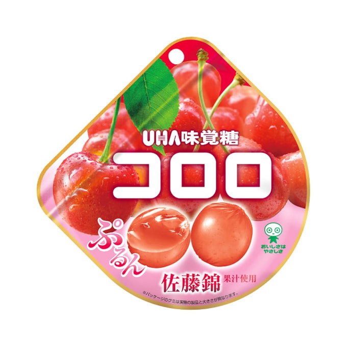 [일본 직배송] UHA UHA 미카케 캔디 계절한정 천연과즙 구미 딸기맛 40g