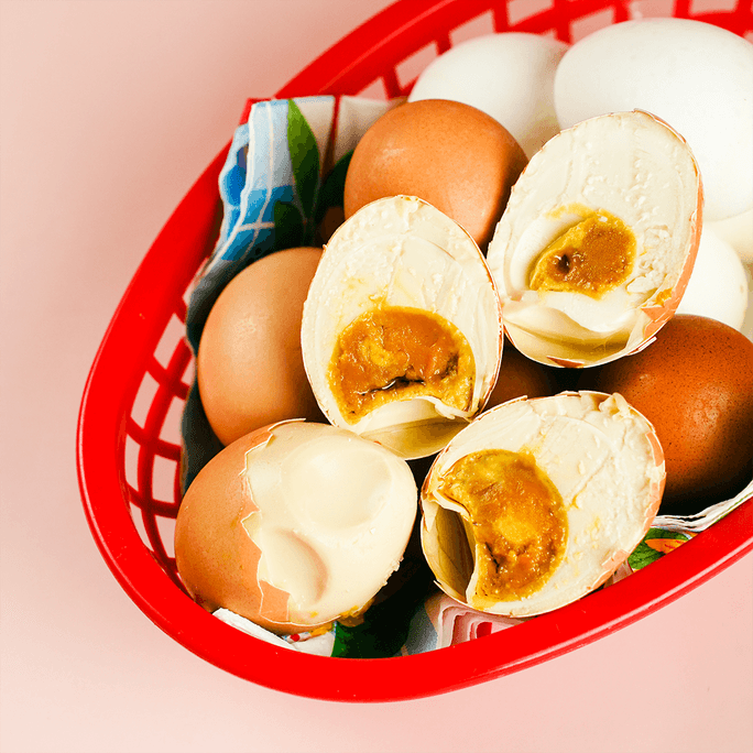 Eggs with Sesame Sauce