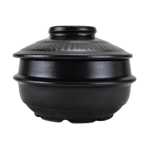 BCD Tofu同款 韩式汤碗 石锅拌饭 豆腐锅砂锅 陶瓷碗 石锅保温碗 带盖 14cm 