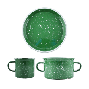 어라운드 원형 접시, 딥그린 170x17mm