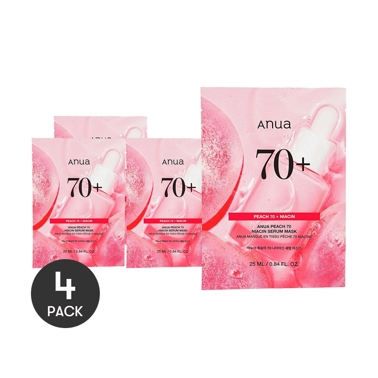 피치 70 나이아신 세럼 마스크, 4매 3