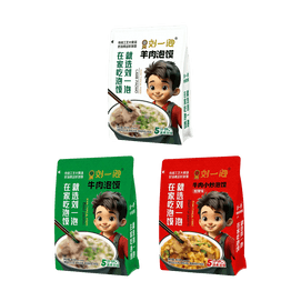 刘一泡 泡馍 3口味组合装 1.4kg 【超值组合】【牛肉+羊肉+酸辣小炒】