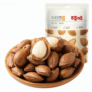 BE&CHEWY Milky Flavor White Apricot Kernels 100g - Pre-Opened Easy Crack, Nutritious Snack, Rich in Almond Flavor, Perfect for Beauty & Health