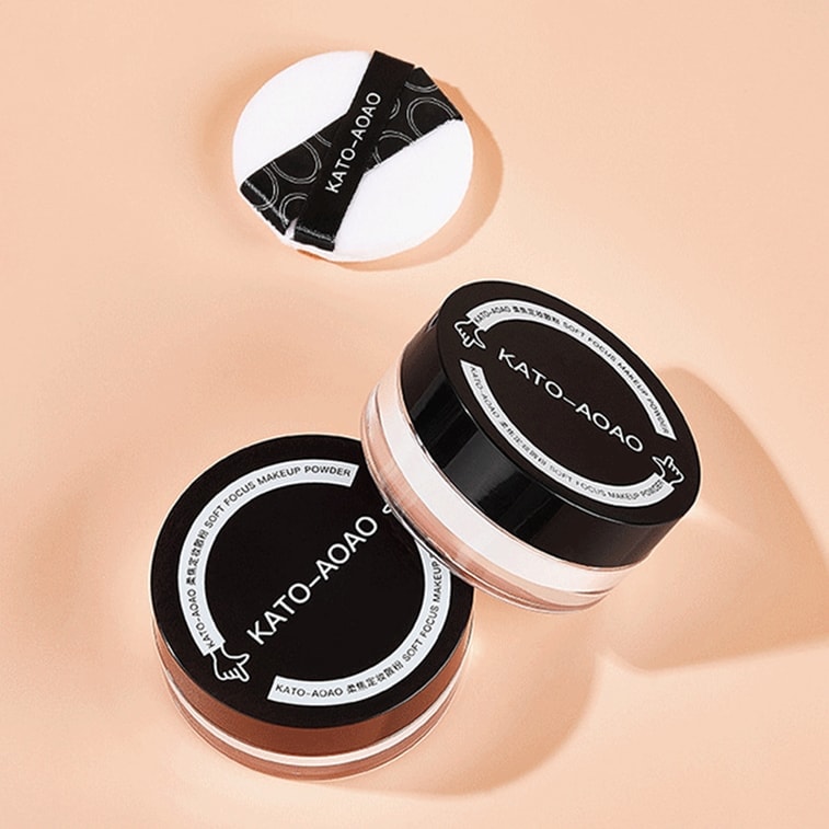 【中国直邮】 KATO - 刷新系列 控油定妆散粉 持久防水遮瑕 #01裸色 柔焦磨皮 6.5g 【程十安推荐】 3