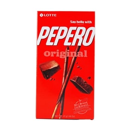 韩国LOTTE乐天 PEPERO 巧克力涂层脆棒饼干 47g