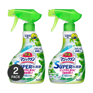 KAO Bath Detergent Super Clean Green Herb Scent, 11.8 fl oz*2【Value Pack】