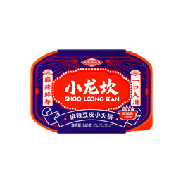 Spicy Self-Heating Small Tofu Skin Hot Pot, 8.46oz