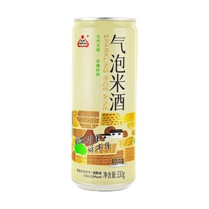 生龙 气泡米酒 原味 330g【酒精度0.51-3%vol】【低度微醺甜酒】