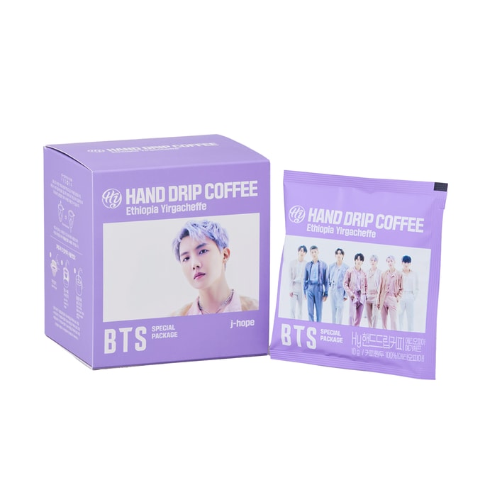 한국 Kproduct4u 방탄소년단 멤버 초보자 에티오피아 이르가체프 커피 1박스(제이홉)