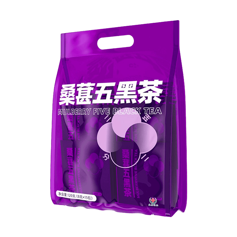 マルベリーファイブブラックティー、0.28オンス×15袋 - 個包装ティーバッグ、アントシアニン豊富、髪の栄養補給 6