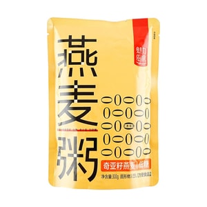 Low Sugar Chia Seed & Oatmeal Congee , 10.58 oz
