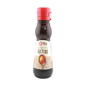 Huile de sésame premium 5,41 fl oz 【Huile de sésame 100% pure】 【Riche et savoureuse】