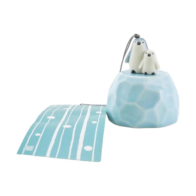 Yakushigama Wind Chime Penguins 2.56 inches