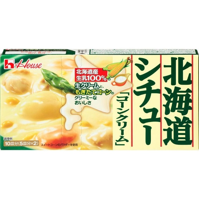 JAPAN HOUKAIIDO Stew Corn Cream  180g