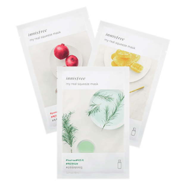 韩国innisfree悦诗风吟 悦享鲜萃大米面膜 5pc