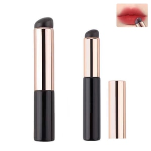 玛莉安 【官方授权旗舰店】Q弹硅胶圆头晕染刷 多功能刷 硅胶唇刷遮瑕刷晕染刷 不限唇纹晕染 小防尘带盖携带装1支 共2支装