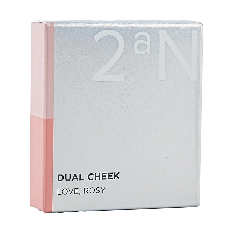 韩国2AN 双色腮红 膨胀显嫩不挑皮 女团感 浅牛奶粉 #2 Love Rosy 浅粉色+桃粉色 4.5g*2 【裴珠泫同款】 8