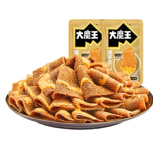 Yanjinpuzi Big Devil Konjac Vegetarian Thipe - 9g/10 packs Liubiju Sesame Sauce Flavor Slightly Spicy [Rich and Fragrant, 쫄깃하고 바삭함] Spicy Vegetarian Snack Sesame Sauce Casual Bean Product Snack Konjac Shuang