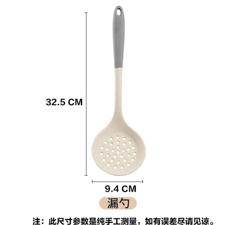  First-rate 矽膠撈蘺 撈匙 食品級 耐高溫 漏杓 撈麵湯匙 220攝氏度 4