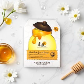 韩国PAPA RECIPE春雨 白色烟酰胺美白蜂蜜面膜 匀净淡斑 去黄提亮 白春雨 10片入