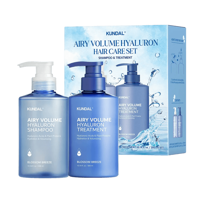エアリーボリューム ヒアルロンエディション ブロッサムブリーズ シャンプー 300ml + トリートメント 300ml