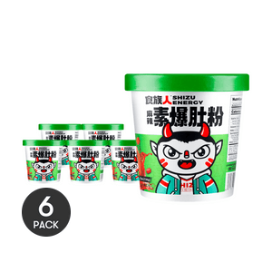 【限時6桶搶購裝】食族人 麻辣素爆肚粉 150g*6桶【包裝隨機發】