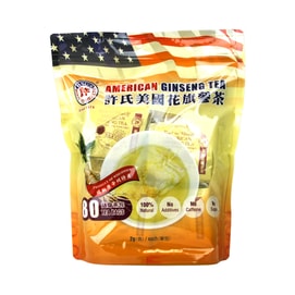 Hsu's American Ginseng Tea 80cts/bag