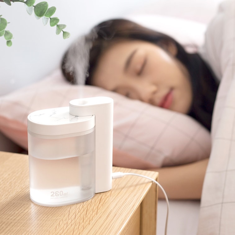 【中國直郵】小米有品向物桌面加濕器 幾何貓 1個/盒 4
