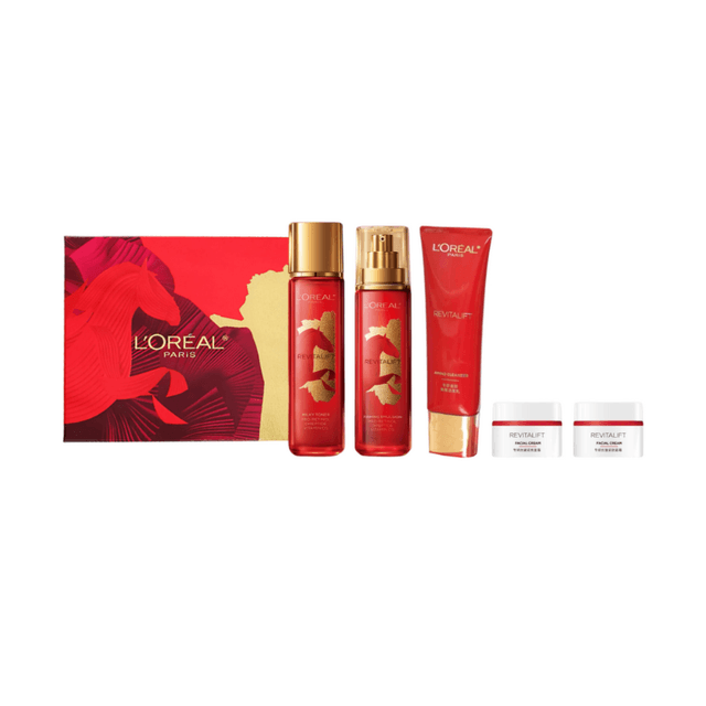MEOVV L'OREAL ロレアル コラボ 2.0 トレカ ５枚セット 香港直送】ロレアル パリ 五福 午年限定スキンケアギフトセット（5点