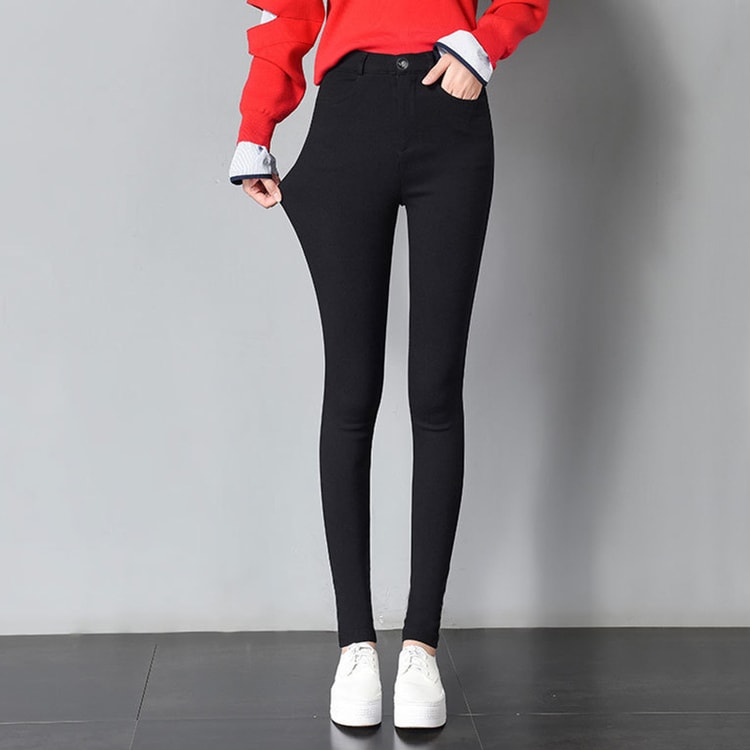 Spring and summer new Korean version of the vibrato magic pants leggings  outside wear elastic thin pants